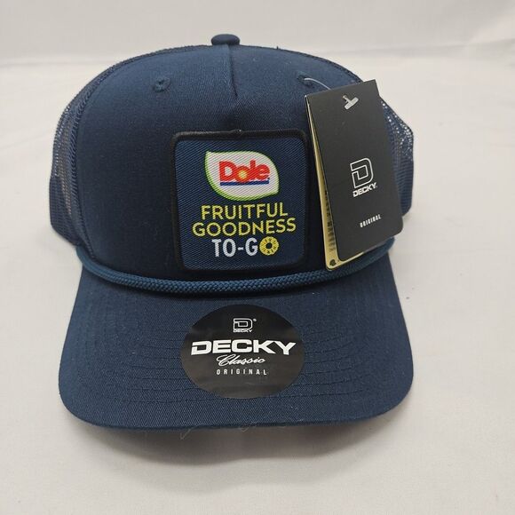 Dole Fruitful Goodness To Go Navy Blue Adjustable Hat - Picture 1 of 9